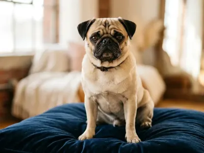 A purebred Pug dog representing the Toy Group breed classification