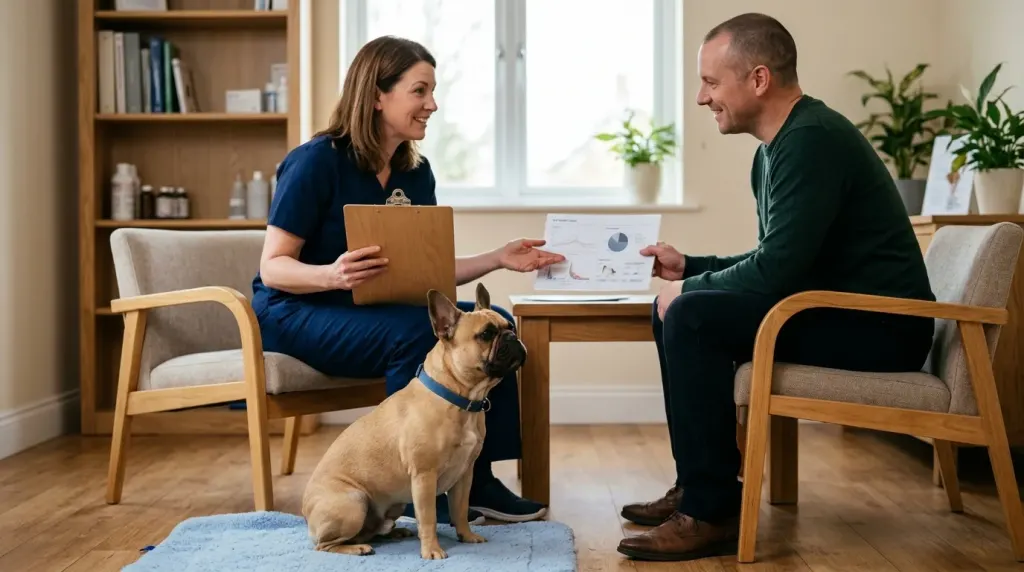 French Bulldog skeletal maturity is a key factor when timing the neutering surgery.